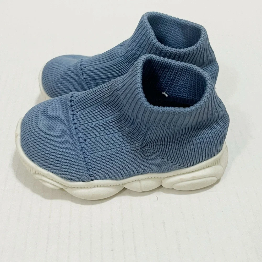 Toddler Infant Kids Baby Girls Boys Striped Mesh Sport Run Sneakers.
